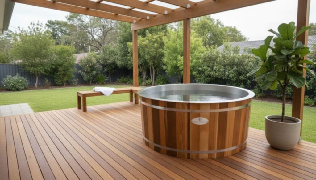 Alpine Apollo Ice Bath on deck