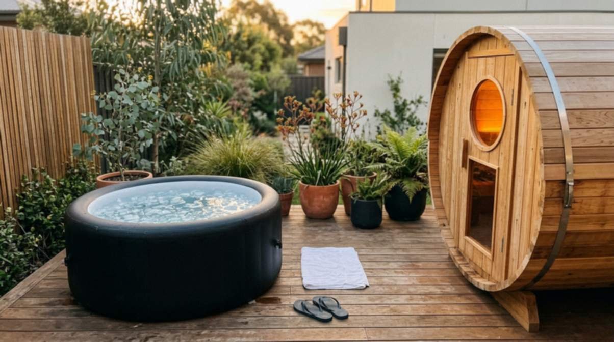 Cold Plunge And Sauna