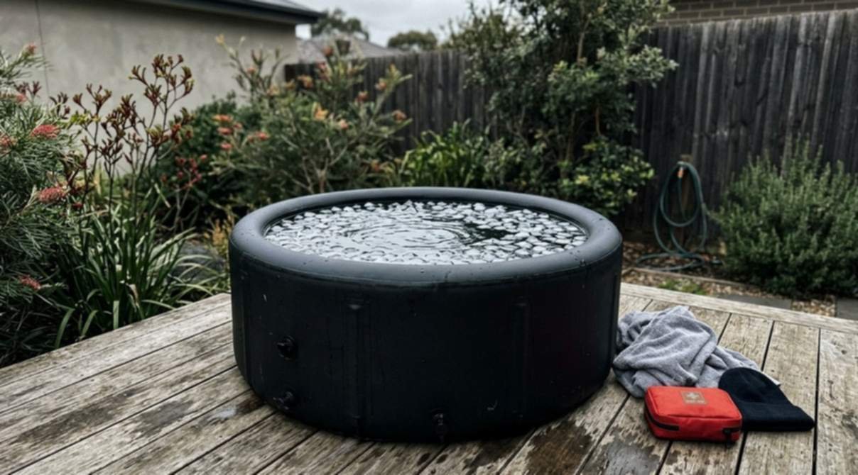 Ice Bath On Deck