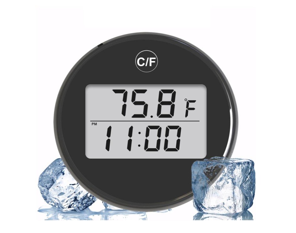 Water Temperature Gauge for Ice Bath Smart Waterproof Dustproof